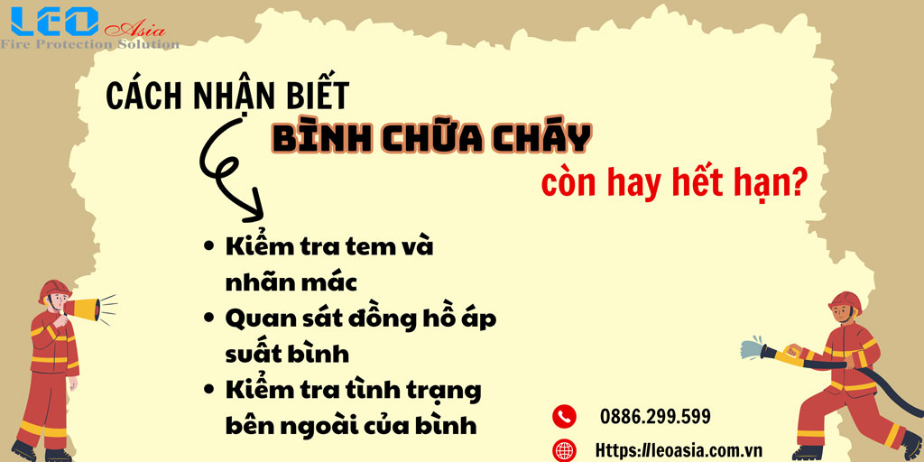 Hạn sử dụng bình chữa cháy bao lâu? Cách nhận biết chuẩn