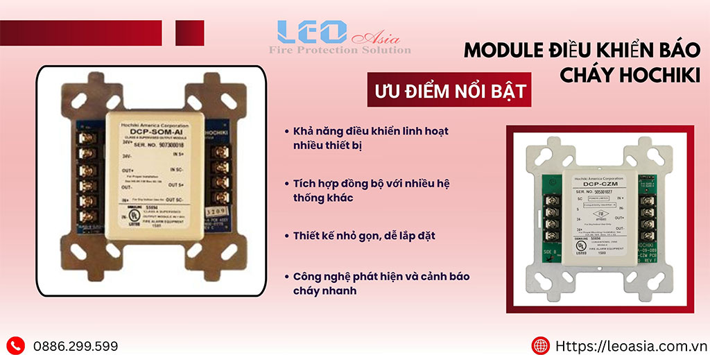 Module điều khiển báo cháy Hochiki: Giải pháp tối ưu cho an toàn PCCC hiện đại