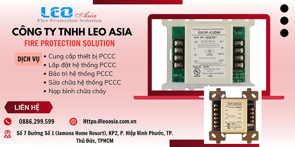 Module điều khiển báo cháy Hochiki: Giải pháp tối ưu cho an toàn PCCC hiện đại