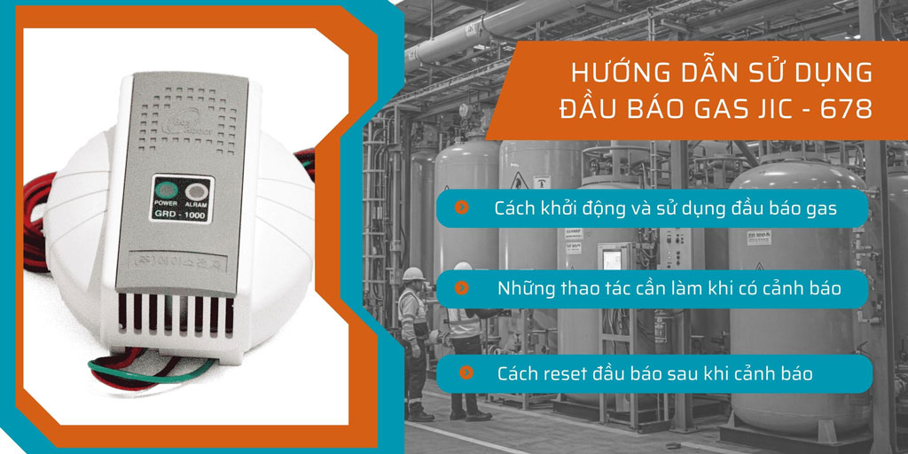 Đầu Báo Gas JIC-678