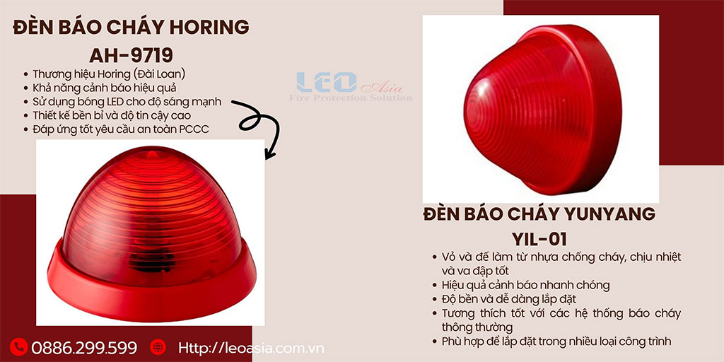 Đèn Báo Cháy 24VDC – Thiết Bị Báo Hiệu Cháy Hiệu Quả, Ổn Định Cho Mọi Công Trình