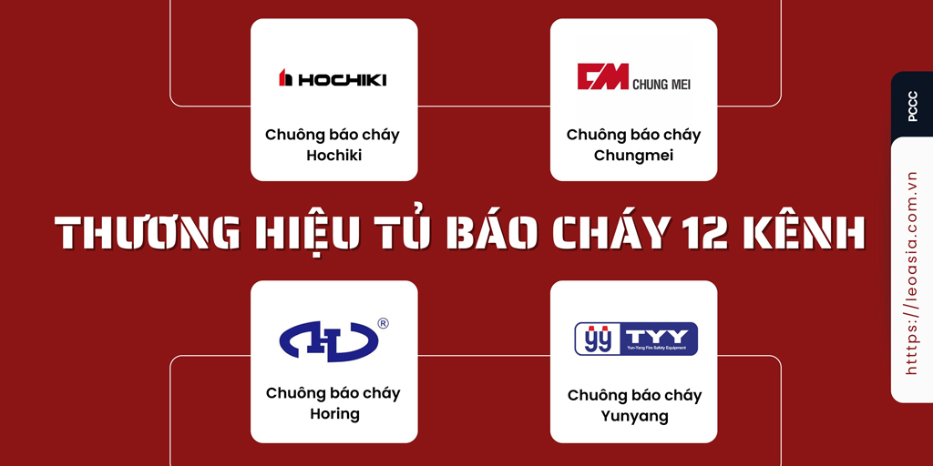 Tủ trung tâm báo cháy 12 kênh: Cấu tạo, nguyên lý & ưu điểm vượt trội
