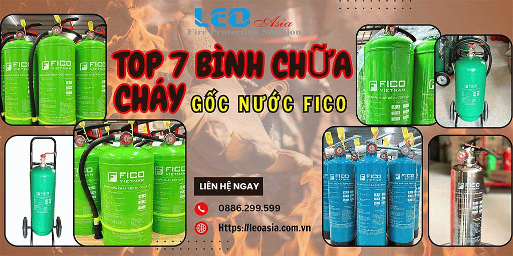 Bình chữa cháy gốc nước Fico 1