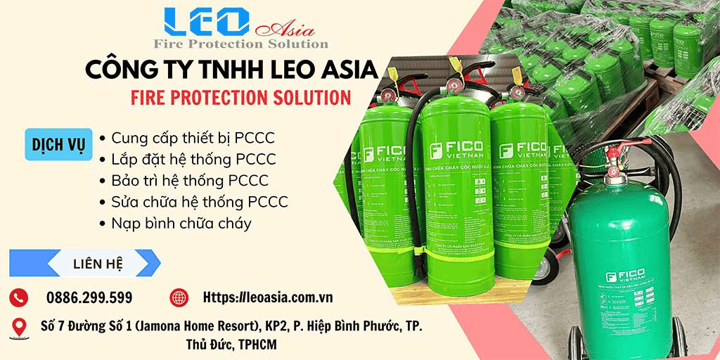 Bình chữa cháy gốc nước Fico
