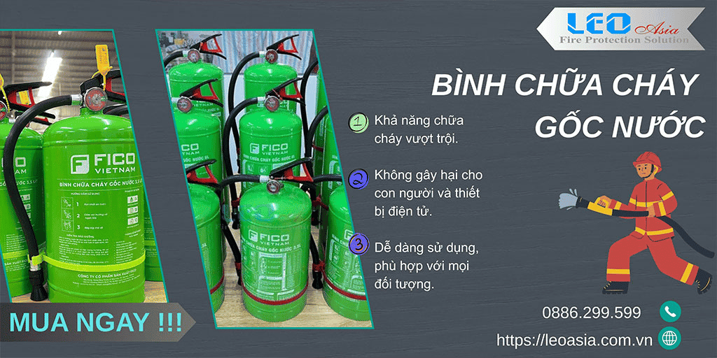 Bình chữa cháy chất lượng cao, giá tốt – Giải pháp an toàn cho mọi công trình