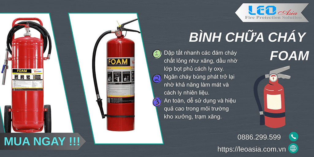 Bình chữa cháy chất lượng cao, giá tốt – Giải pháp an toàn cho mọi công trình