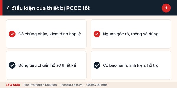 Điều kiện pháp lý khi chọn thiết bị PCCC nhập khẩu hay nội địa tốt hơn